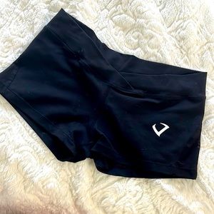 Violate the dress code black shorts with mesh siding